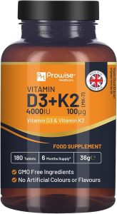 Vitamin D3 with Vitamin K2 Mk7 - 180 Capsule