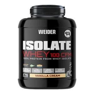 Weider Isolate Whey 100 CFM Protein Powder, Weider, 2kg, Vanilla